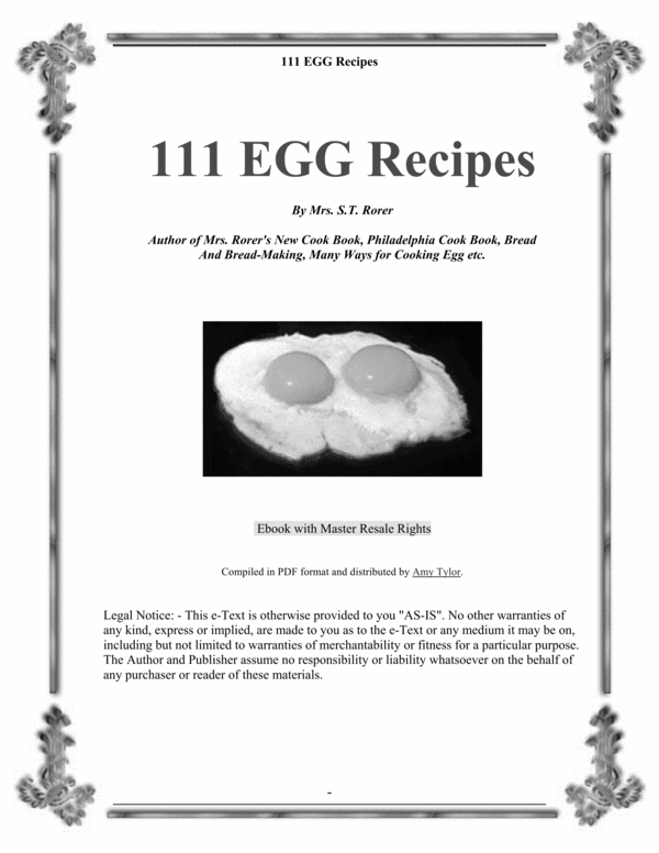 Product picture 111 egg recipes.