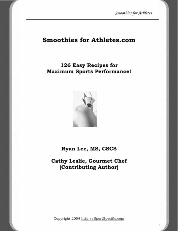 Product picture Smoothies for weightloss and atheles