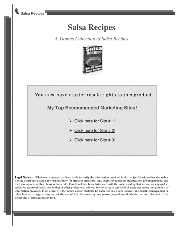 Product picture 150 yummy salsa recipes.